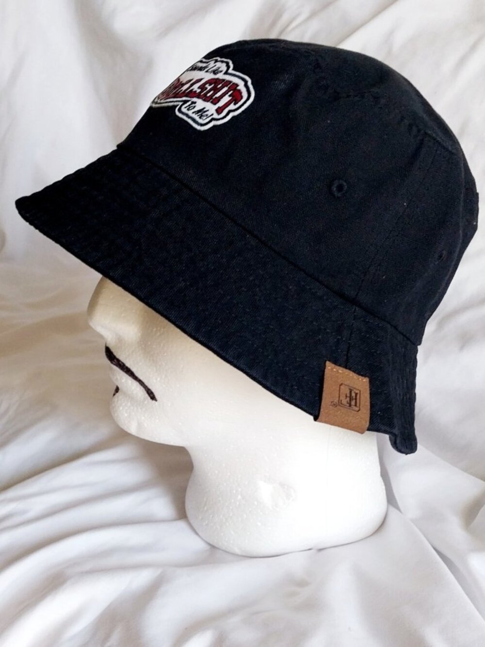 Bucket Hat Sound Like Some Bull To Me NEW Large Black - Picture 3 of 4